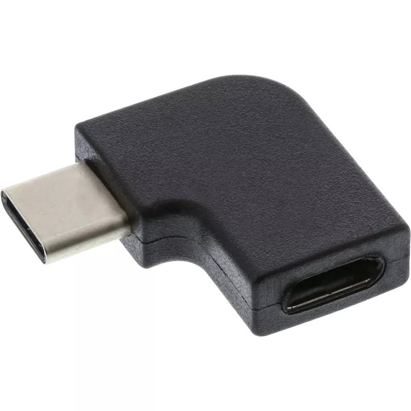 InLine προσαρμογέας USB 3.2 Gen.2, βύσμα USB-C / υποδοχή USB-C, γωνιακός