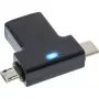 InLine προσαρμογέας OTG USB 3.1/2.0 T, βύσμα USB-C ή Micro-USB σε υποδοχή A