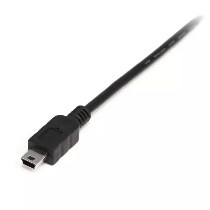 StarTech.com καλώδιο Mini-USB 2.0 1m – A σε Mini B – M/M, 1 m, USB A, Mini-USB B, USB 2.0, 0,48 Gbit/s, μαύρο