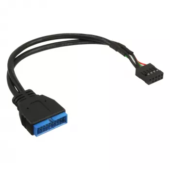 InLine USB 2.0 σε 3.0 εσωτερικό USB 2.0 header / USB 3.0 εσωτερικό, 0,30 m