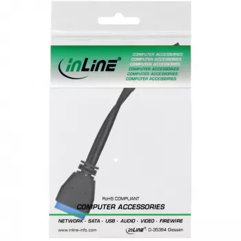InLine USB 2.0 σε 3.0 εσωτερικό USB 2.0 header / USB 3.0 εσωτερικό, 0,30 m