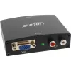 InLine μετατροπέας VGA + ήχου σε HDMI είσοδος VGA και Cinch-audio έξοδος HDMI