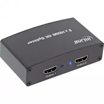 InLine διαχωριστής/διανομέας HDMI, 2 θέσεων, συμβατός με 4K2K