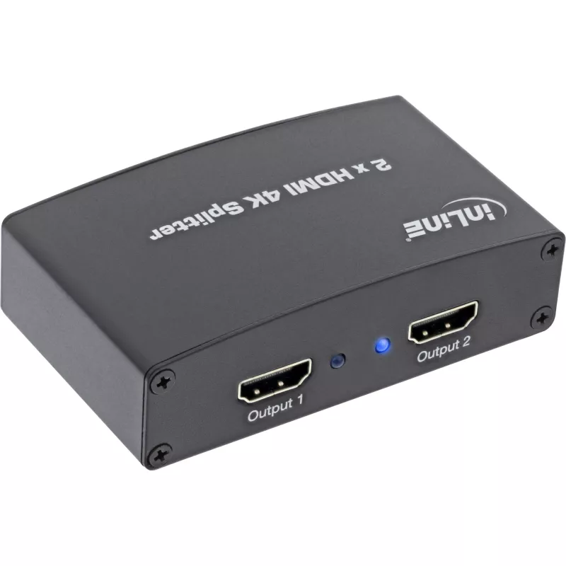 InLine διαχωριστής/διανομέας HDMI, 2 θέσεων, συμβατός με 4K2K