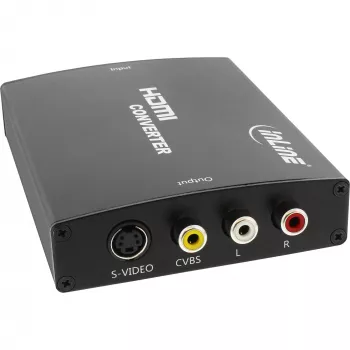 InLine μετατροπέας HDMI σε S-Video + μετατροπέας ήχου RCA