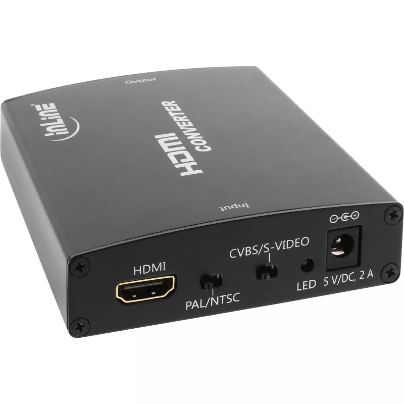 InLine μετατροπέας HDMI σε S-Video + μετατροπέας ήχου RCA