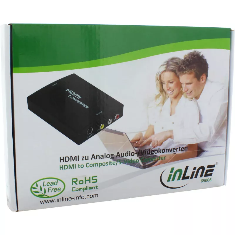 InLine μετατροπέας HDMI σε S-Video + μετατροπέας ήχου RCA