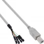 Καλώδιο USB 2.0 InLine εσωτερικό USB B αρσενικό / εσωτερική σύνδεση, 0,40m