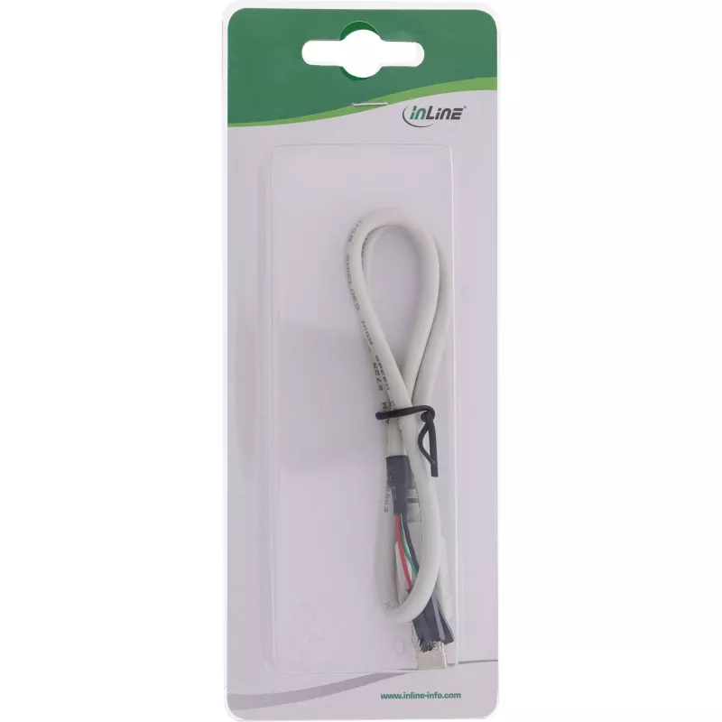 Καλώδιο USB 2.0 InLine εσωτερικό USB B αρσενικό / εσωτερική σύνδεση, 0,40m