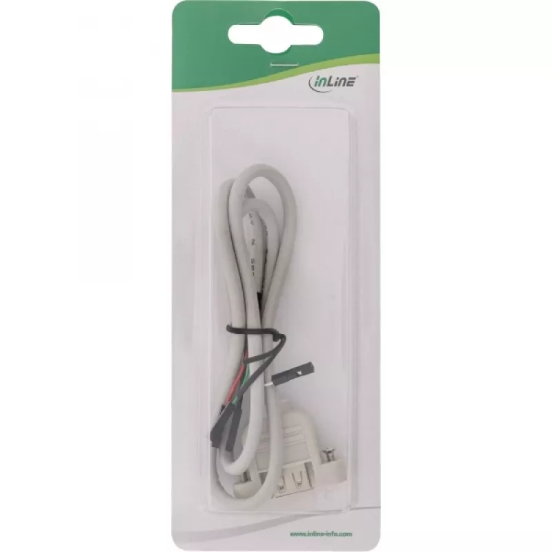 Καλώδιο προσαρμογέα USB 2.0 InLine 33440F 0,60 m USB A θηλυκό / σύνδεση Header