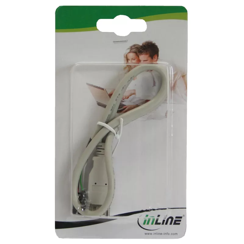 Καλώδιο προσαρμογέα USB 2.0 InLine θηλυκό Type A / αρσενικό pin header, 0,40 m