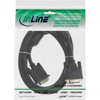 Καλώδιο DVI-I 24+5 αρσενικό/αρσενικό Dual Link InLine 17793 3m