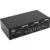 Επιτραπέζιος διακόπτης KVM InLine 2 Θυρών DisplayPort USB 3.0 Hub με ήχο