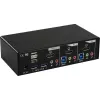 Επιτραπέζιος διακόπτης KVM InLine, 2 Θυρών, HDMI, USB 3.0 Hub, με ήχο