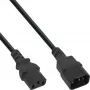 Προέκταση καλωδίου τροφοδοσίας C13/C14 InLine 16632 μαύρο 1,8 m