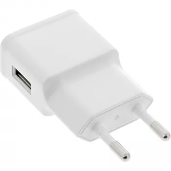 Τροφοδοτικό USB Single InLine 31504W 100-240V σε 5V/1,2A λευκό