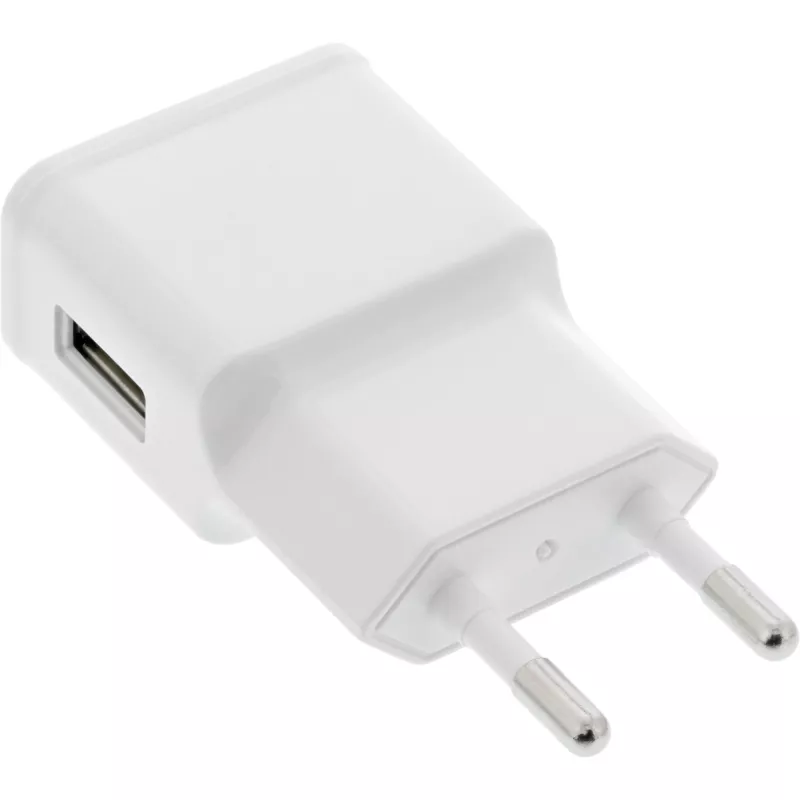 Τροφοδοτικό USB Single InLine 31504W 100-240V σε 5V/1,2A λευκό