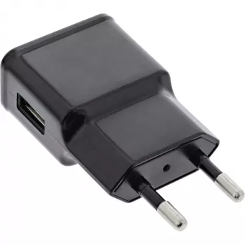 Τροφοδοτικό USB Single InLine 31504S 100-240V σε 5V/1,2A μαύρο