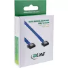 InLine Καλώδιο SATA 6Gb/s μικρού βύσματος 0,3m με κλειδώματα