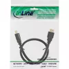 InLine Καλώδιο HDMI, High Speed HDMI, St/St, μαύρο, επιχρυσωμένες επαφές, 10m