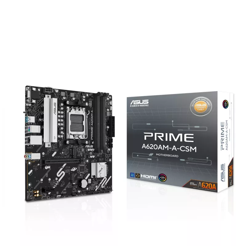 Μητρική ASUS PRIME A620AM-A-CSM, A620, AM5, Micro ATX