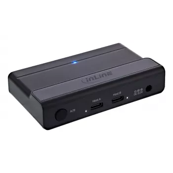 InLine 60604I Διακόπτης κοινής χρήσης USB-C με 4-Port USB-Hub