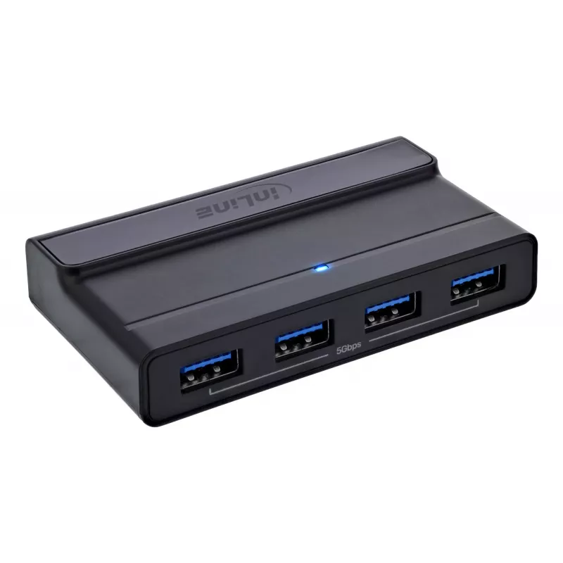 InLine 60604I Διακόπτης κοινής χρήσης USB-C με 4-Port USB-Hub