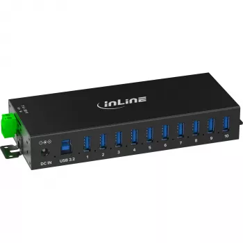 InLine 35396C Hub διασύνδεσης USB 3.2 Gen 1 (3.1 Gen 1) Type-B 5000 Mbit/s Μαύρο