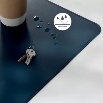 Επιφάνεια γραφείου LEITZ Large Desk Mat, PVC, Σκούρο Μπλε, 400 x 800 x 2 mm