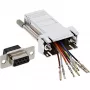 InLine Προσαρμογέας DB9 υποδοχή θηλυκή / RJ45 8P8C υποδοχή θηλυκή μεταλλικό περίβλημα 68889L