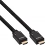 InLine Ενεργό καλώδιο HDMI, HDMI-High Speed με Ethernet, Α/Α, πλέγμα νάιλον, 10m
