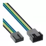 InLine Επέκταση καλωδίου ανεμιστήρα 4pin Molex αρσενικό/θηλυκό 0,70m