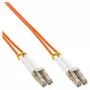 Καλώδιο οπτικής ίνας duplex LC/LC InLine 88522 50/125µm OM2 5m