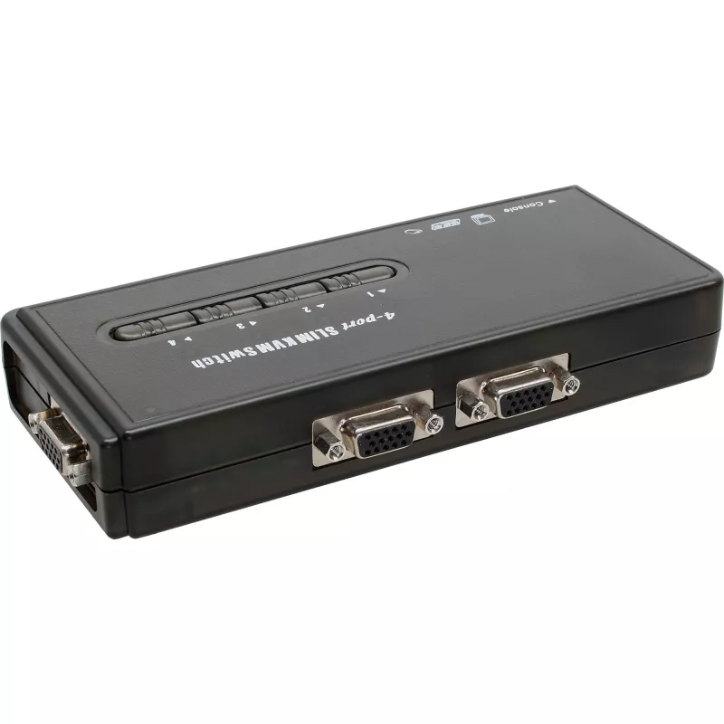 Διακόπτης KVM 4 θυρών USB InLine 60614H