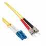 Καλώδιο οπτικής ίνας duplex InLine LC/ST 9/125µm OS2 2m