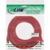 Καλώδιο patch InLine F/UTP Cat.5e κόκκινο 10m