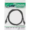 Καλώδιο patch InLine F/UTP Cat.5e μαύρο 1m