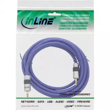 Καλώδιο ήχου InLine Premium 3,5 mm jack βύσμα αρσενικό / βύσμα αρσενικό 7 m