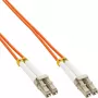 Καλώδιο οπτικής ίνας duplex InLine LC/LC 88522B 50/125µm OM2 7m