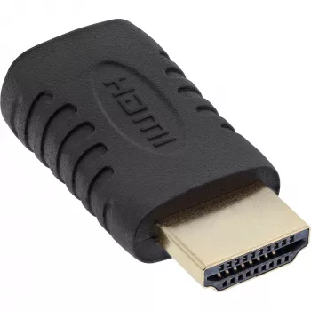 Προσαρμογέας HDMI InLine 17691G HDMI βύσμα αρσενικό / Mini HDMI υποδοχή θηλυκή επιχρυσωμένος