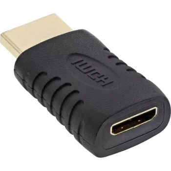 Προσαρμογέας HDMI InLine 17691G HDMI βύσμα αρσενικό / Mini HDMI υποδοχή θηλυκή επιχρυσωμένος