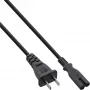 InLine Καλώδιο τροφοδοσίας βύσμα Κίνας σε Euro8 IEC-C7, μαύρο, 1,8 m