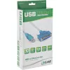 Καλώδιο εκτυπωτή USB InLine 33397I 1,8 m αρσενικό Type-A σε θηλυκό DB25