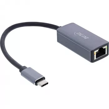 InLine Καλώδιο προσαρμογέα δικτύου USB 3.2 σε 2.5G Ethernet, USB-C σε RJ45