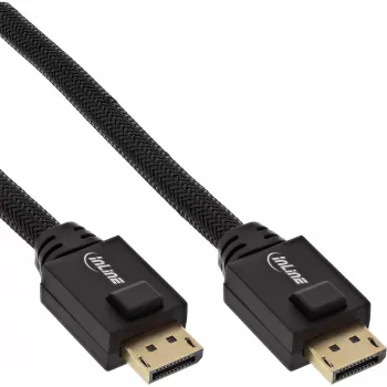 InLine Ενεργό καλώδιο DisplayPort, μαύρο, επιχρυσωμένες επαφές, 15 m