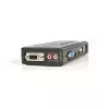 StarTech.com Κιτ διακόπτη KVM USB 4 θυρών μαύρο με καλώδια και ήχο