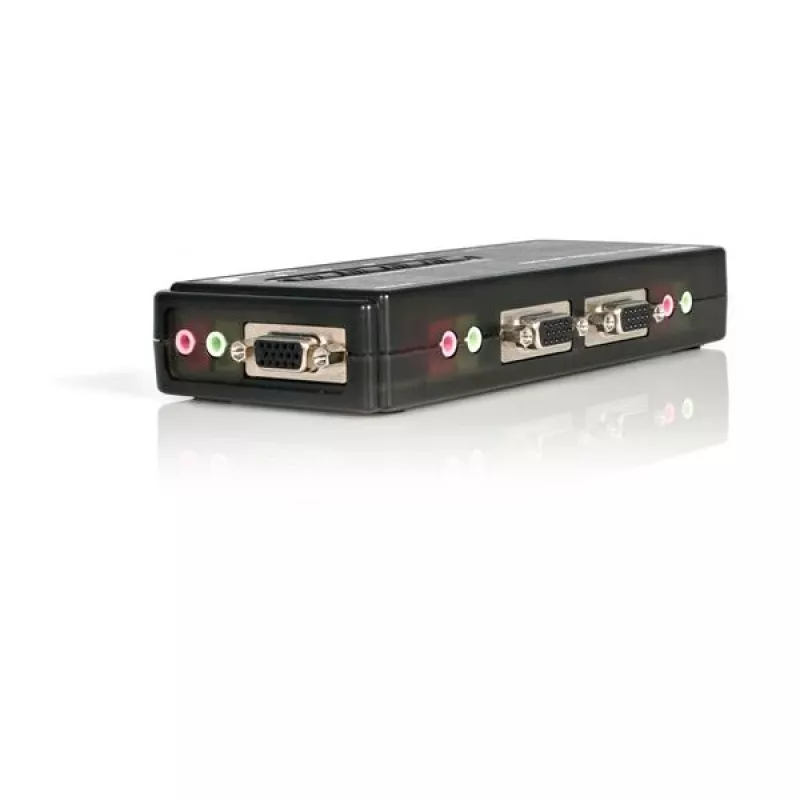 StarTech.com Κιτ διακόπτη KVM USB 4 θυρών μαύρο με καλώδια και ήχο