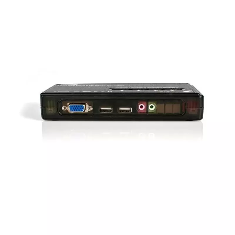 StarTech.com Κιτ διακόπτη KVM USB 4 θυρών μαύρο με καλώδια και ήχο