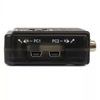 StarTech.com Κιτ διακόπτη KVM USB 2 θυρών μαύρο με ήχο και καλώδια