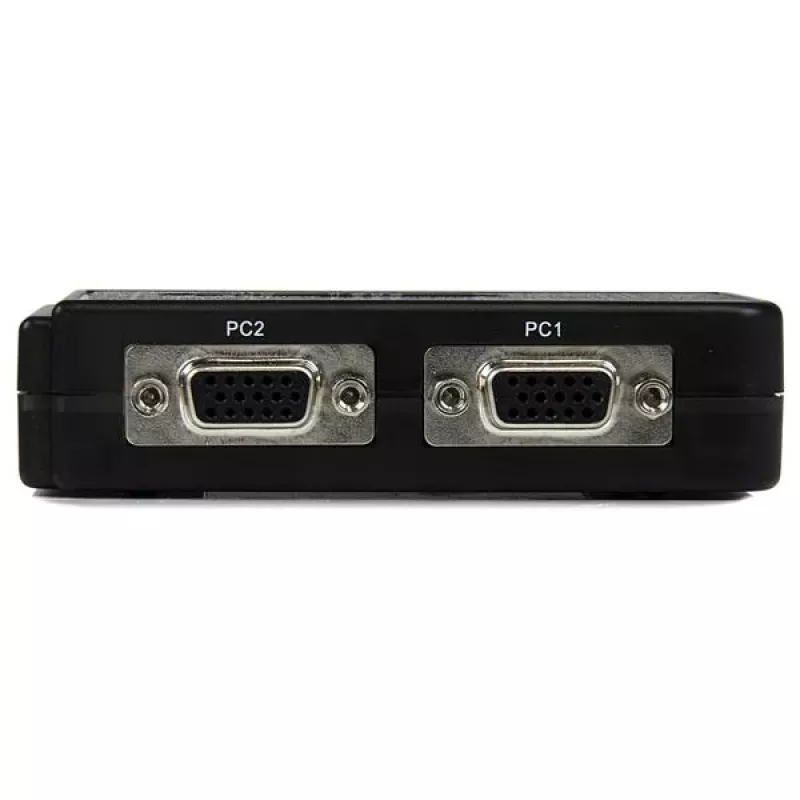 StarTech.com Κιτ διακόπτη KVM USB 2 θυρών μαύρο με ήχο και καλώδια